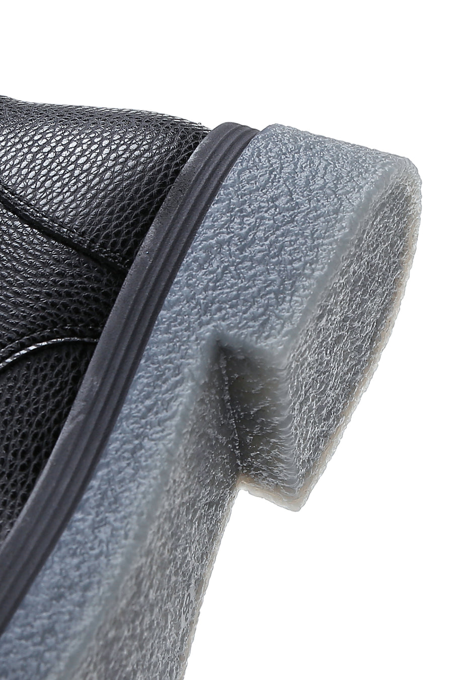 Women's Black Zippered Flat Boots