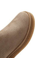 Women's Beige Suede Chelsea Boots | Derimod