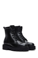 Women's Black Zippered Boots | Derimod