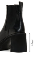 Women's Black Platform Heeled Chelsea Boots | Derimod