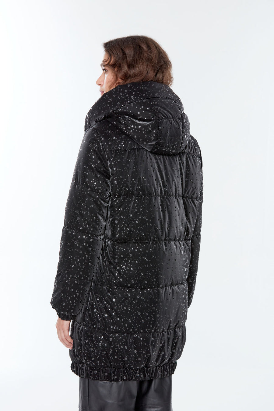 Helsinki Kadın Siyah Softwear Kaban