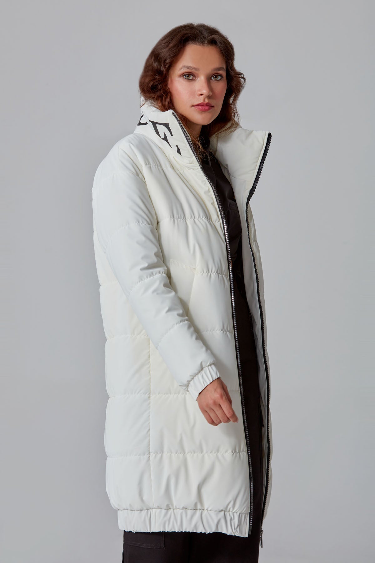 Stockholm Women's White Softwear Coat 22WGD5005S6 | Derimod