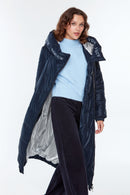 Iceland Kadın Lacivert Softwear Pardesü | Derimod