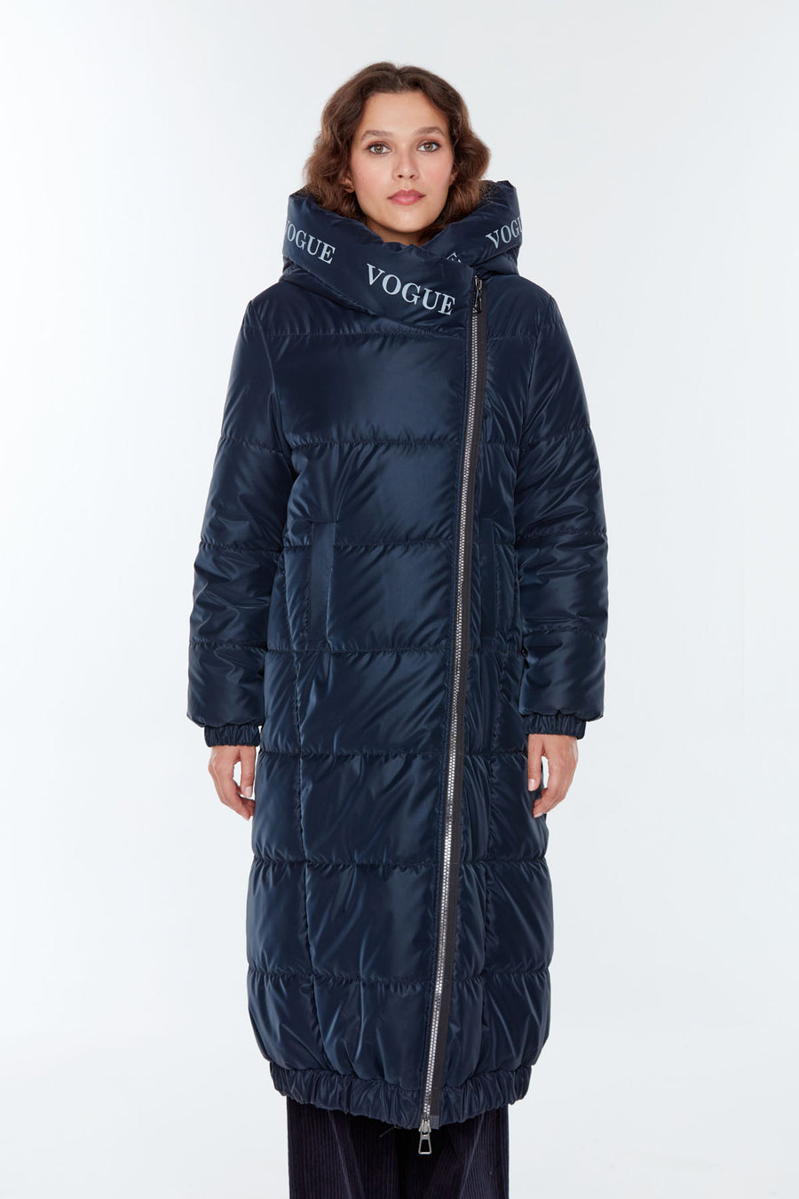 Iceland Women's Navy Blue Softwear Topcoat