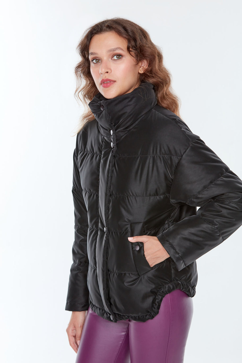 Quebec Kadın Siyah Softwear Mont