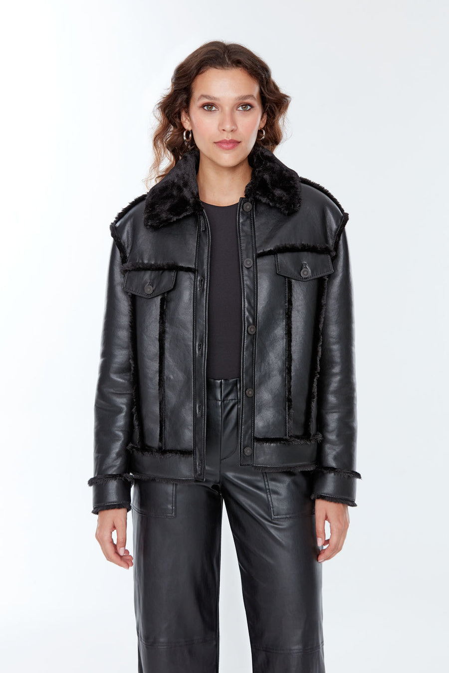 Mirage Women's Leather Coat
