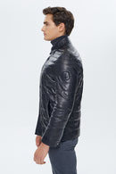 Locatelli Men's Black Leather Jacket | Derimod