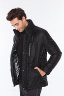 Berlin Men's Black Softwear Coat | Derimod