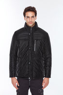 Berlin Men's Black Softwear Coat | Derimod