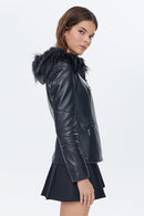 Juliette Women's Leather Jacket | Derimod