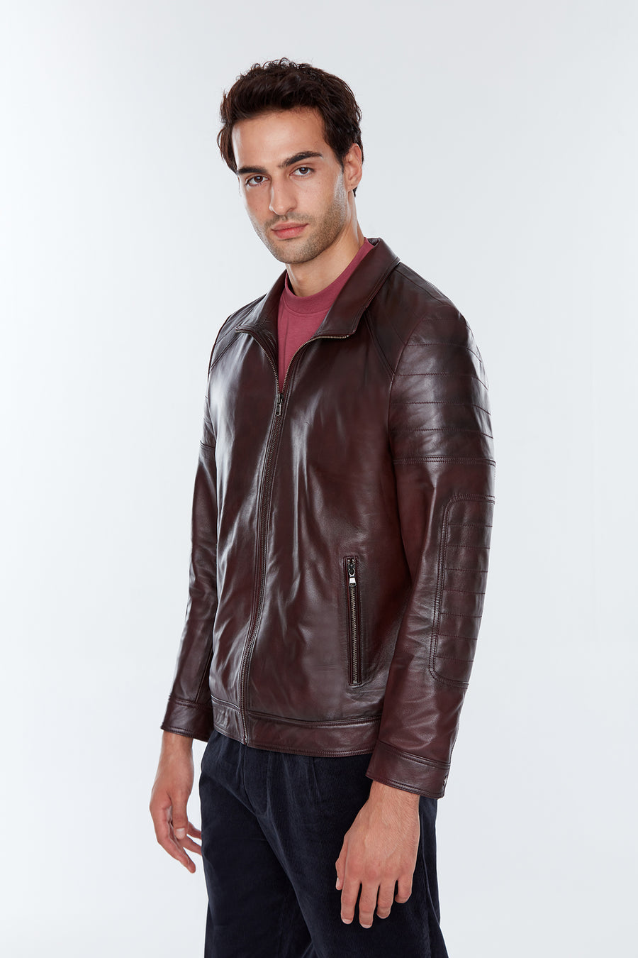 Tom Men's Leather Coat