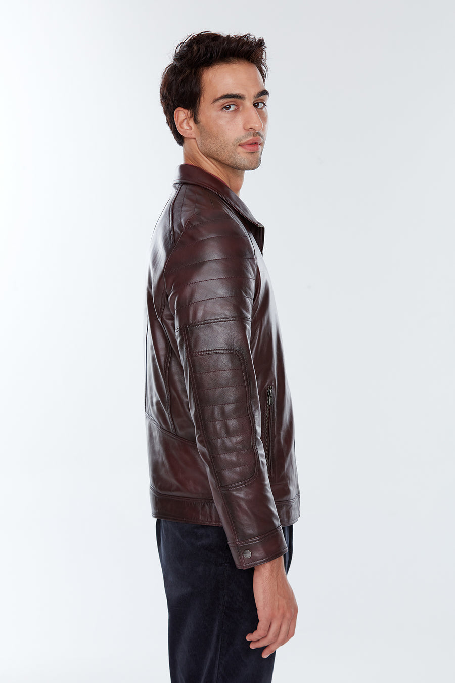 Tom Men's Leather Coat