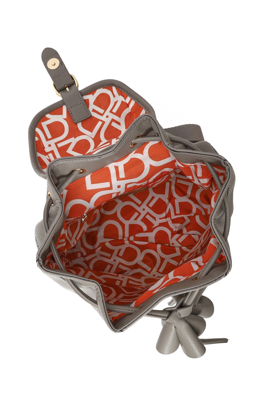 Woman Gray Backpack