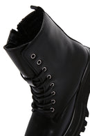 Women's Black Thick Soled Boots | Derimod