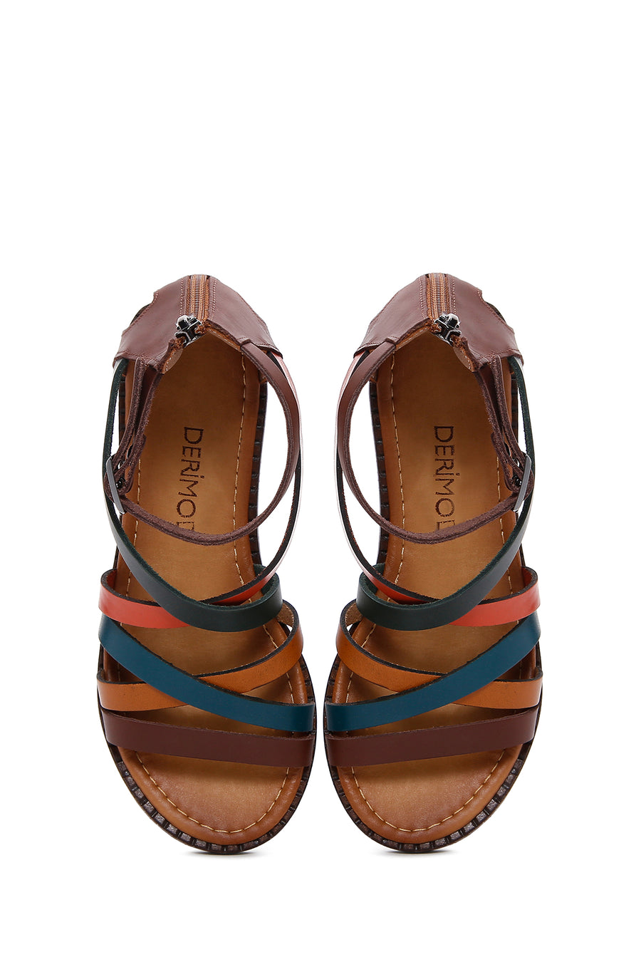 
Women's Multicolor Leather Bodrum Sandal
