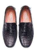 Erkek Deri Kroko Loafer | Derimod