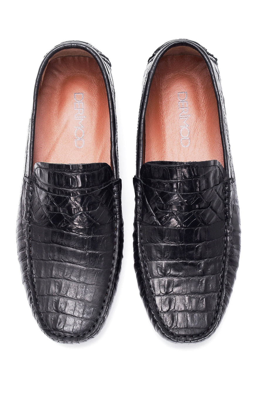 Erkek Deri Kroko Loafer