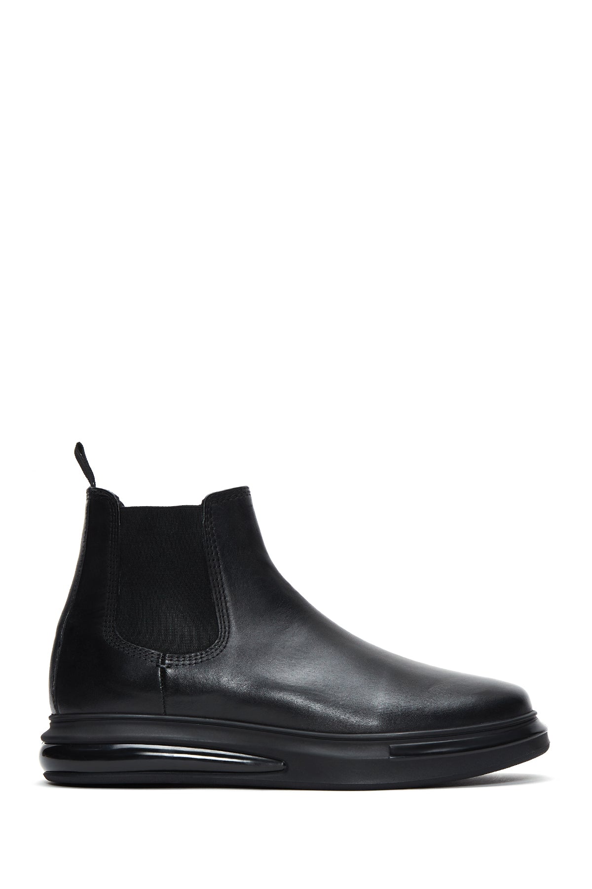 Men's Black Leather Boots 23WFD620818 | Derimod