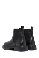 Men's Black Leather Casual Chelsea Boots | Derimod