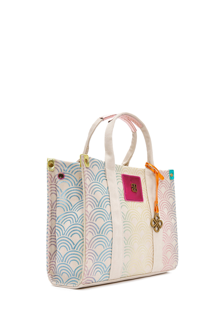 Women's Multi-Colored Long Strap Fabric Shoulder Bag