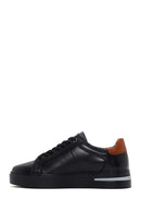 Men's Black Leather Sneaker | Derimod