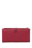 Women's Red Faux Leather Wallet | Derimod