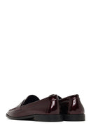 Kadın Bordo Rugan Deri Loafer | Derimod