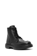 Men's Black Leather Boots | Derimod