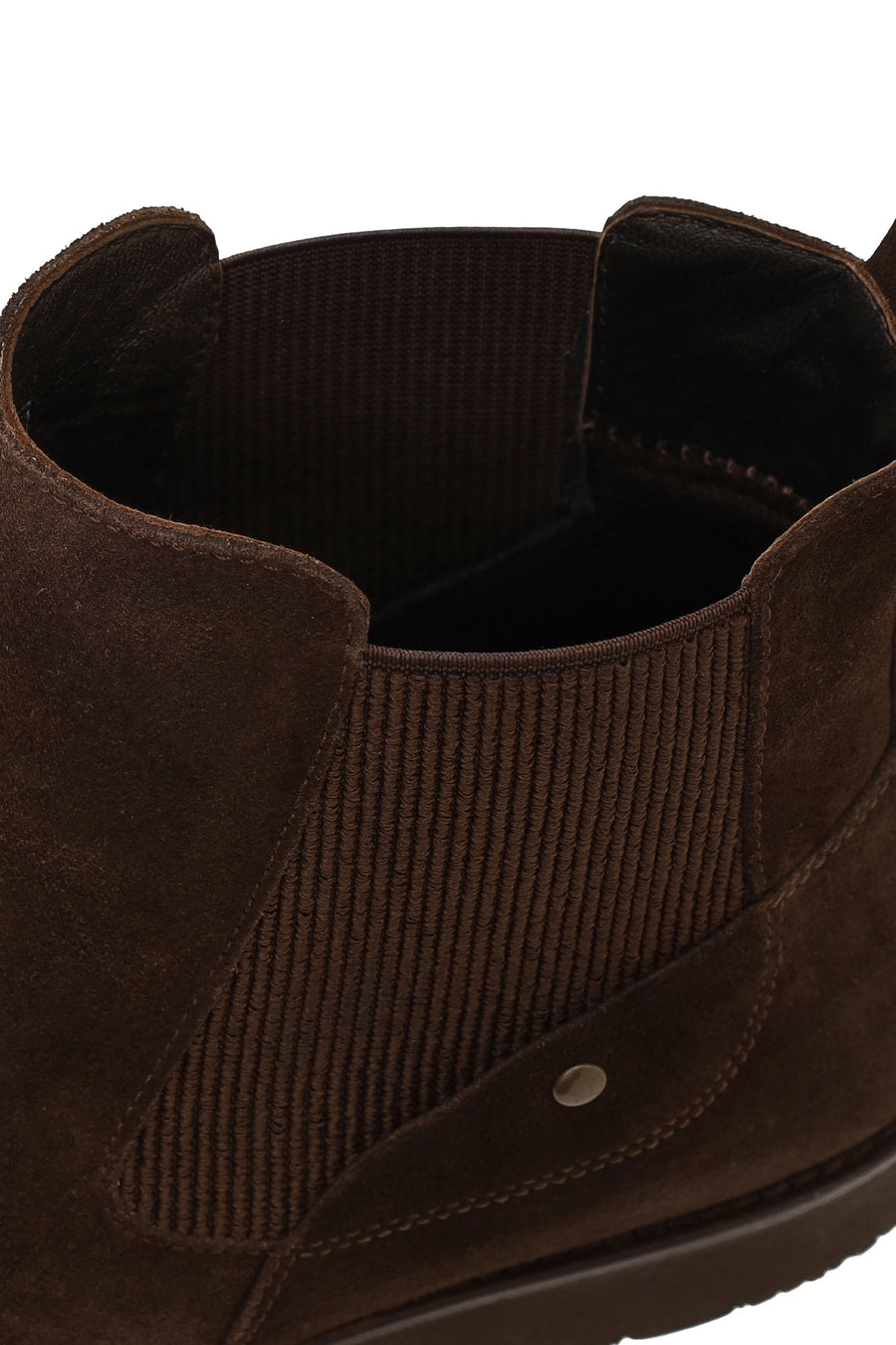 Male Brown Suede Casual Chelsea Boots