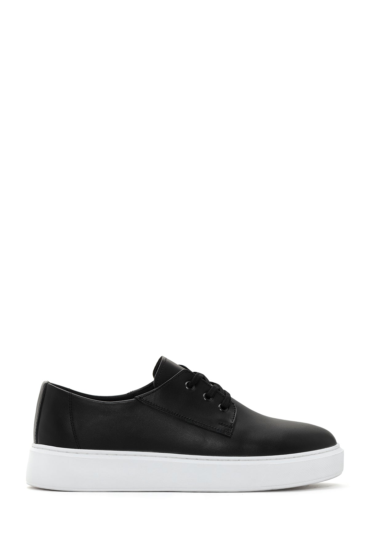 Men's Black Leather Casual Shoes 24SFD643118 | Derimod