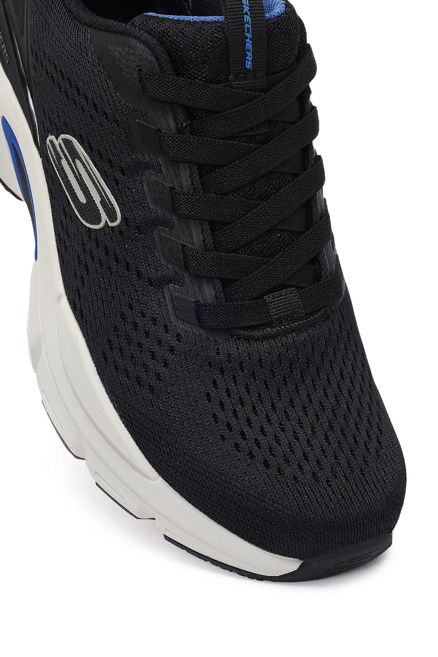 Skechers Erkek Siyah Skech - Air Ventura Bağcıklı Kalın Tabanlı Kumaş Sneaker