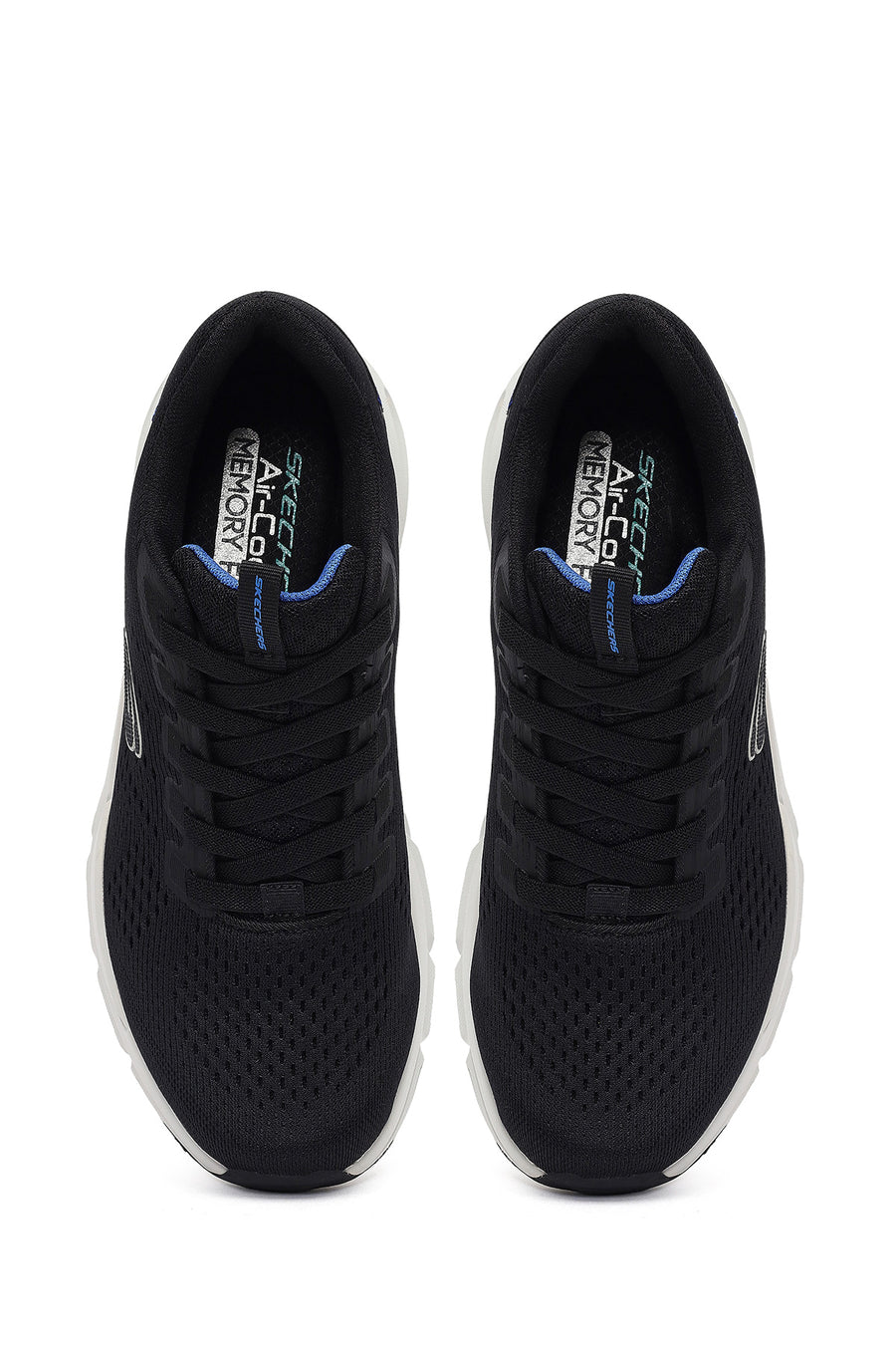 Skechers Erkek Siyah Skech - Air Ventura Bağcıklı Kalın Tabanlı Kumaş Sneaker