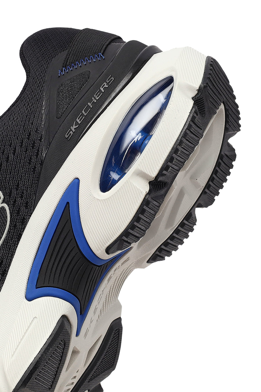 Skechers Erkek Siyah Skech - Air Ventura Bağcıklı Kalın Tabanlı Kumaş Sneaker