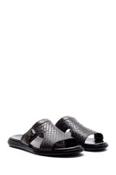 Men's Leather Slippers | Derimod