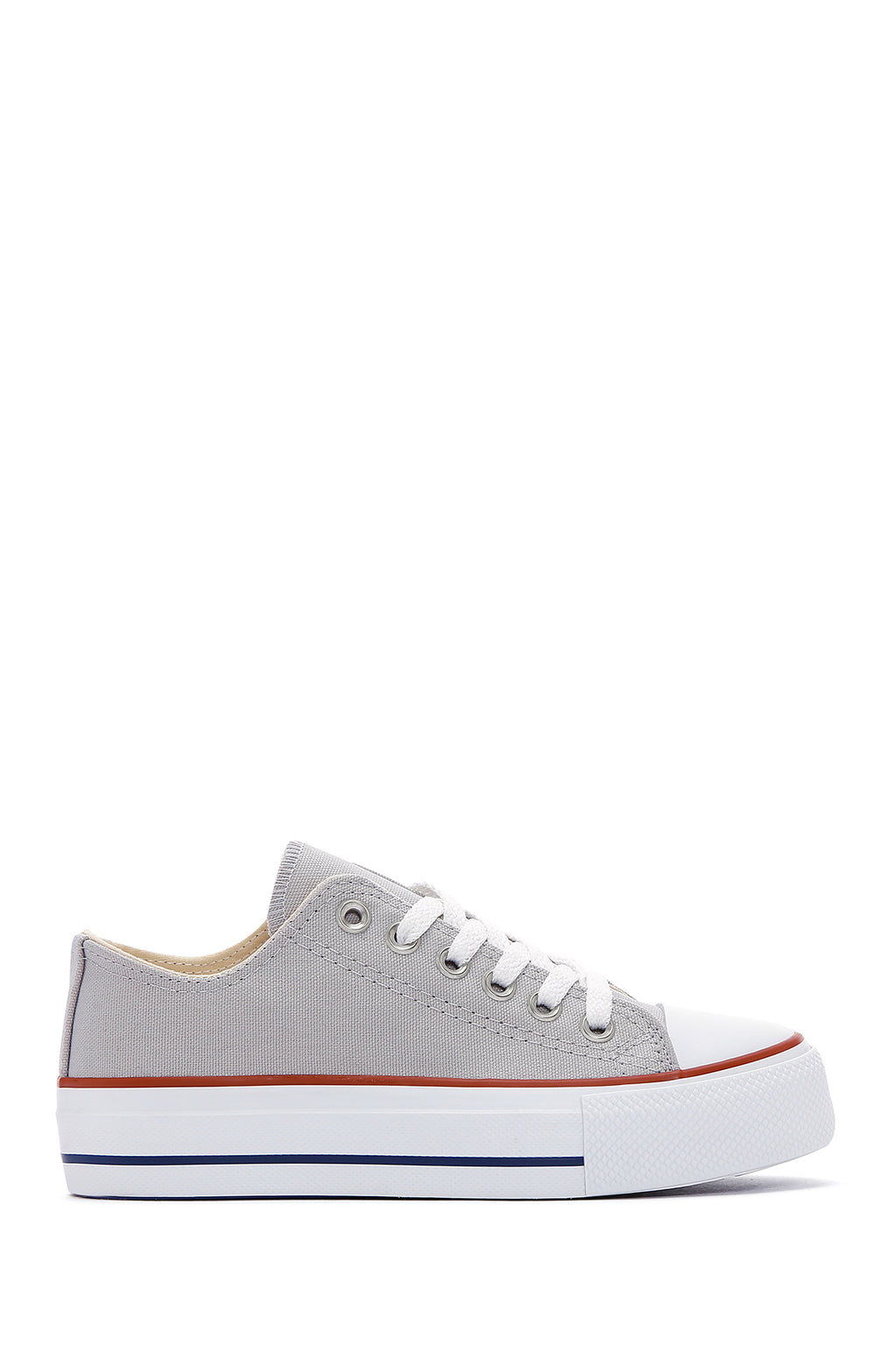 Kadın Gri Kumaş Sneaker