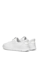 Geox Erkek Beyaz U Flextrıde Plus Bağcıklı Deri Sneaker | Derimod