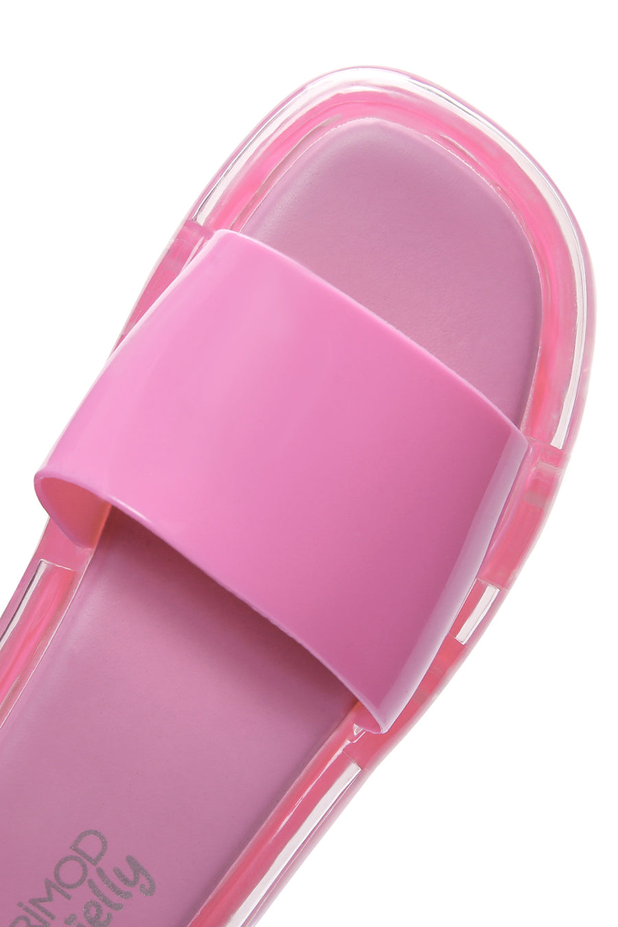 Women's Fuchsia Jelly Slippers