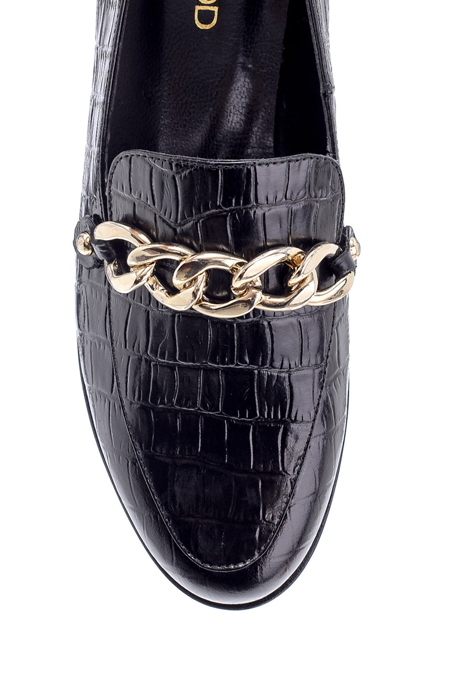 Women's Leather Crocodile Patterned Loafer