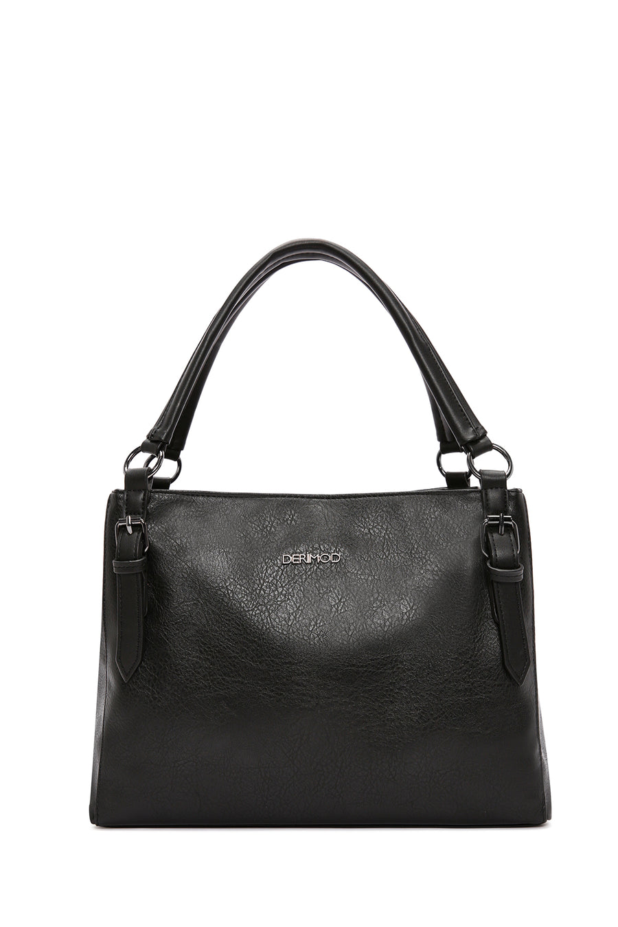 Woman Black Long-Strap Shoulder Bag
