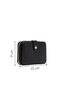 Women's Black Patent Leather Wallet | Derimod