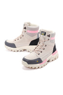 Caterpillar Women's Beige Leather Sports Boots | Derimod