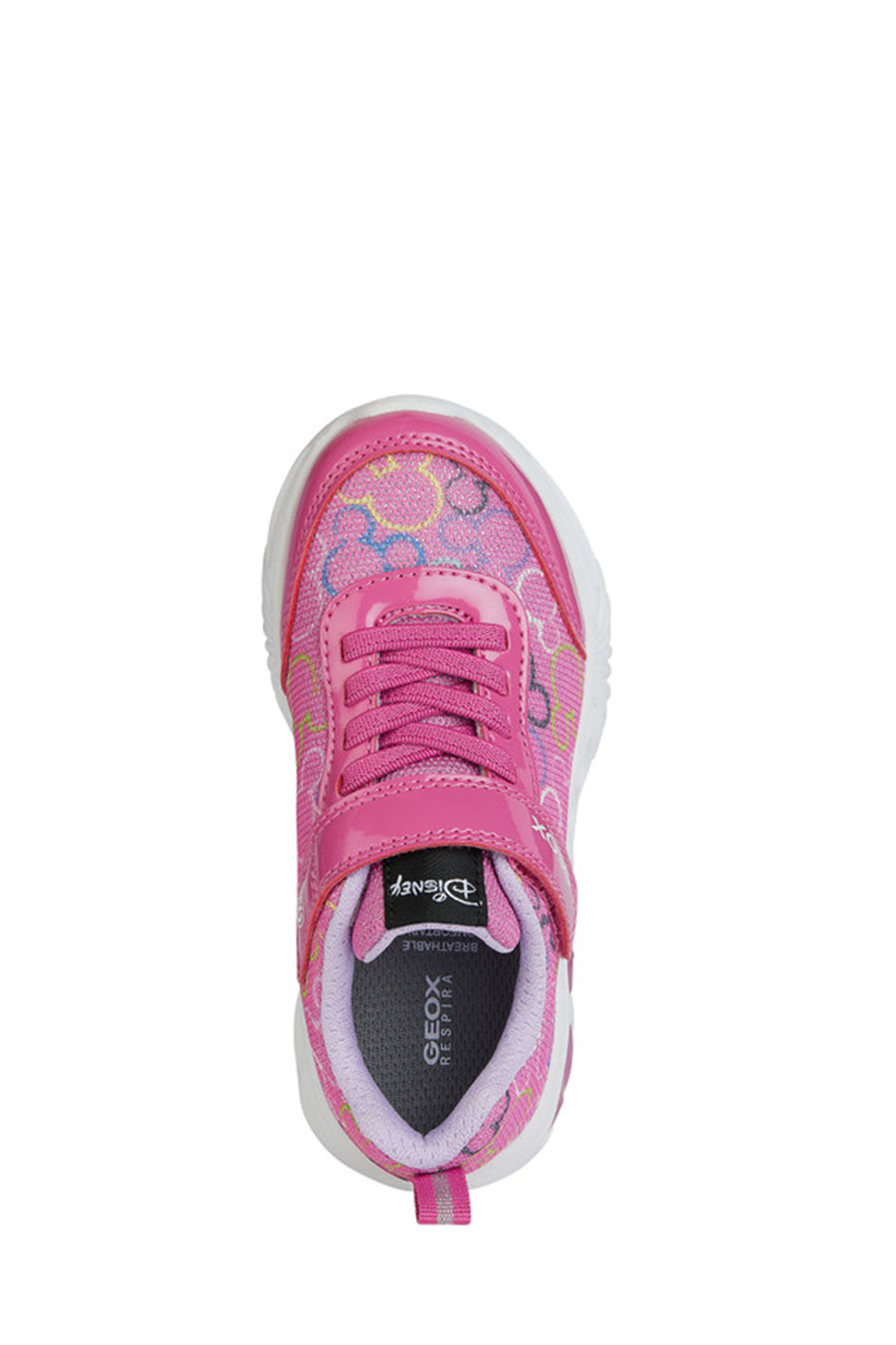 Geox Kız Çocuk Fuşya Assister Bantlı Kumaş Sneaker