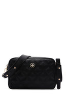 Women's Black Quilted Crossbody Bag | Derimod