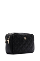 Women's Black Quilted Crossbody Bag | Derimod