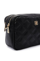 Women's Black Quilted Crossbody Bag | Derimod