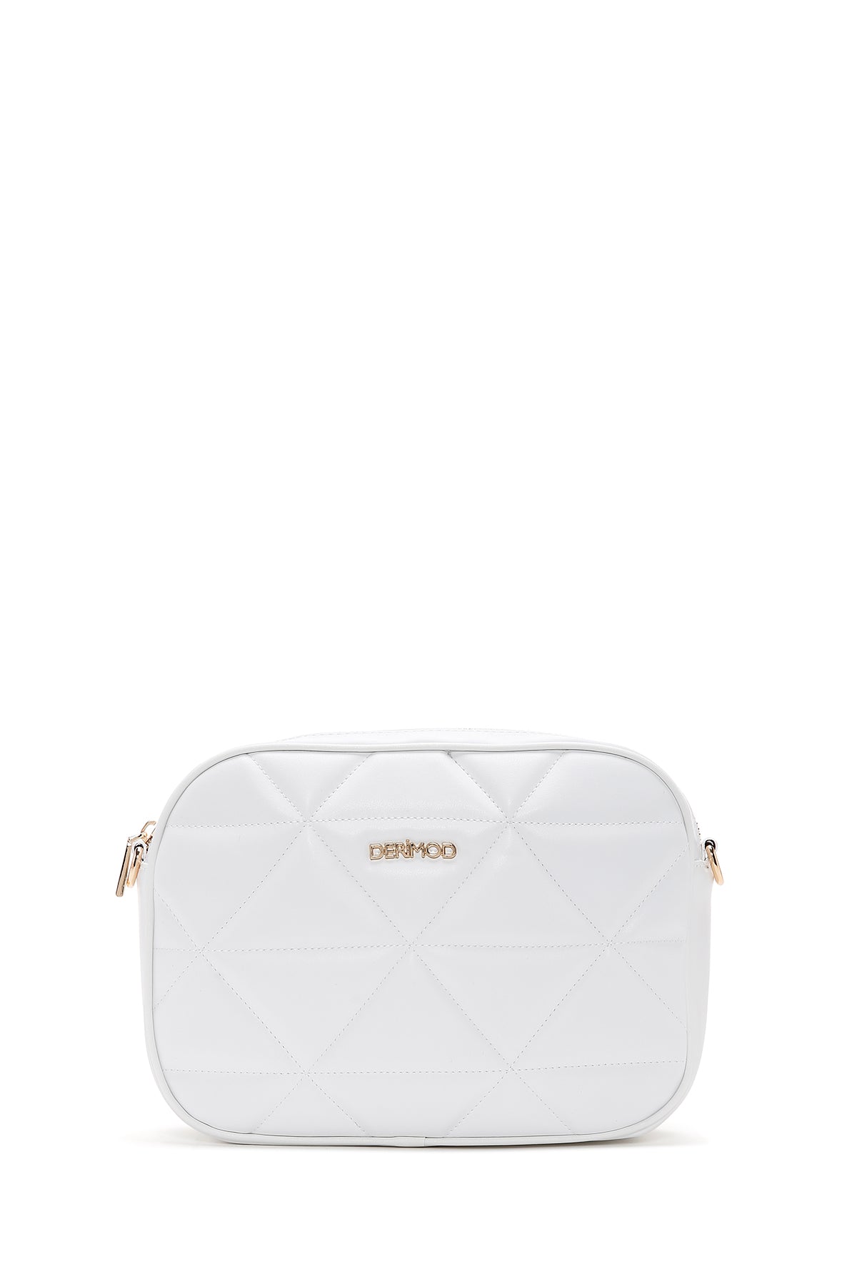 Women's White Quilted Crossbody Bag 23SBD2007KP | Derimod