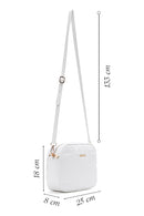 Women's White Quilted Crossbody Bag | Derimod