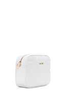 Women's White Quilted Crossbody Bag | Derimod