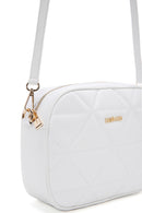 Women's White Quilted Crossbody Bag | Derimod