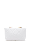 Kadın Beyaz Kapitone Omuz Çantası | Derimod